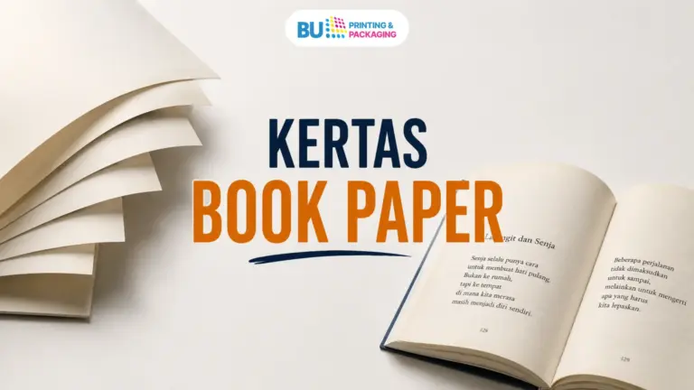 Pahami apa itu kertas book paper dan karakteristiknya