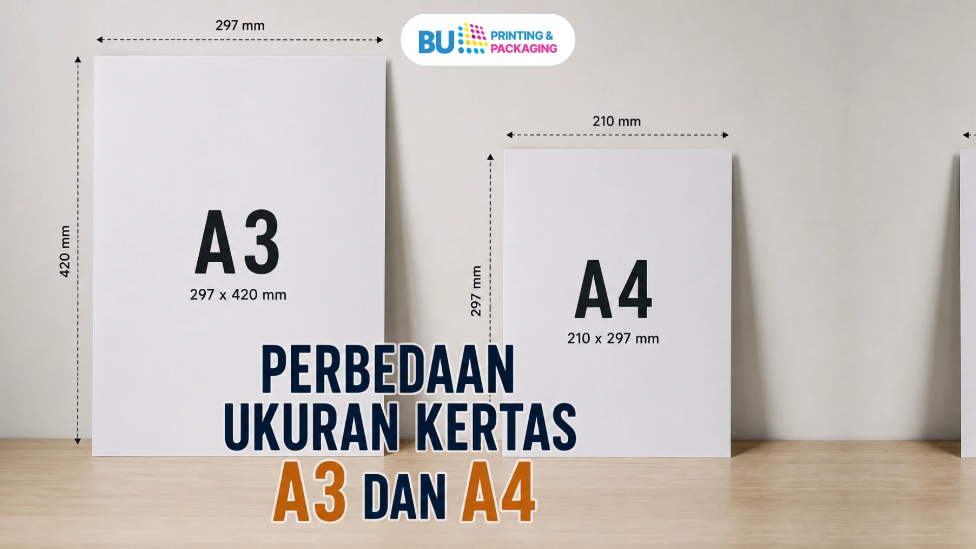 Perbedaan Kertas A3 dan A4