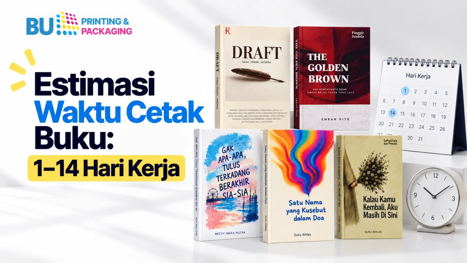 Berapa Lama Proses Cetak Buku Ini Estimasi Waktunya