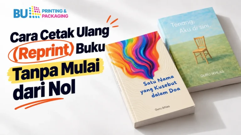 Cara Cetak Ulang (Reprint) Buku Tanpa Mulai dari Nol