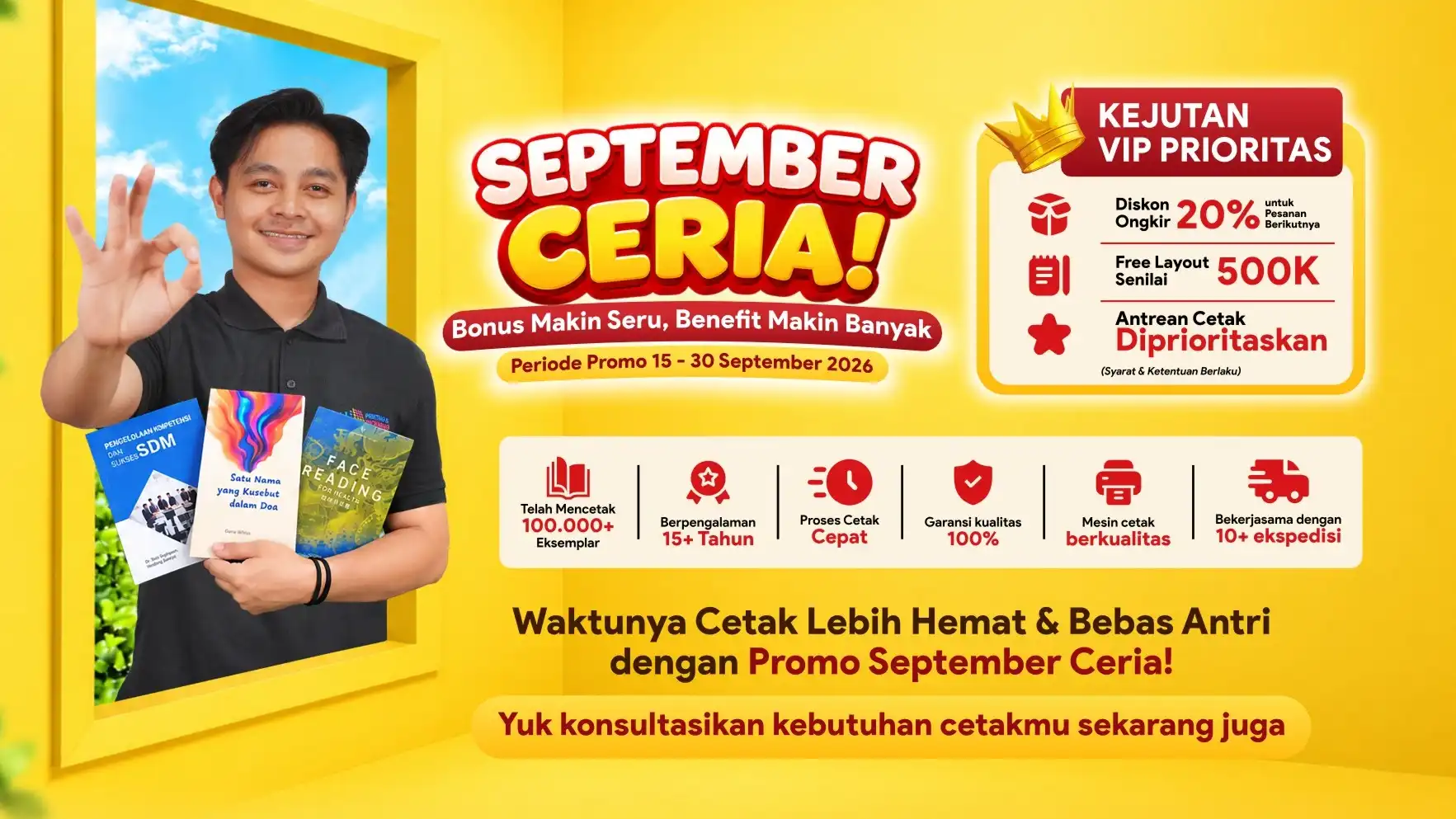 Horizontal Banner September Ceria Program Mitra VIP BU Printing