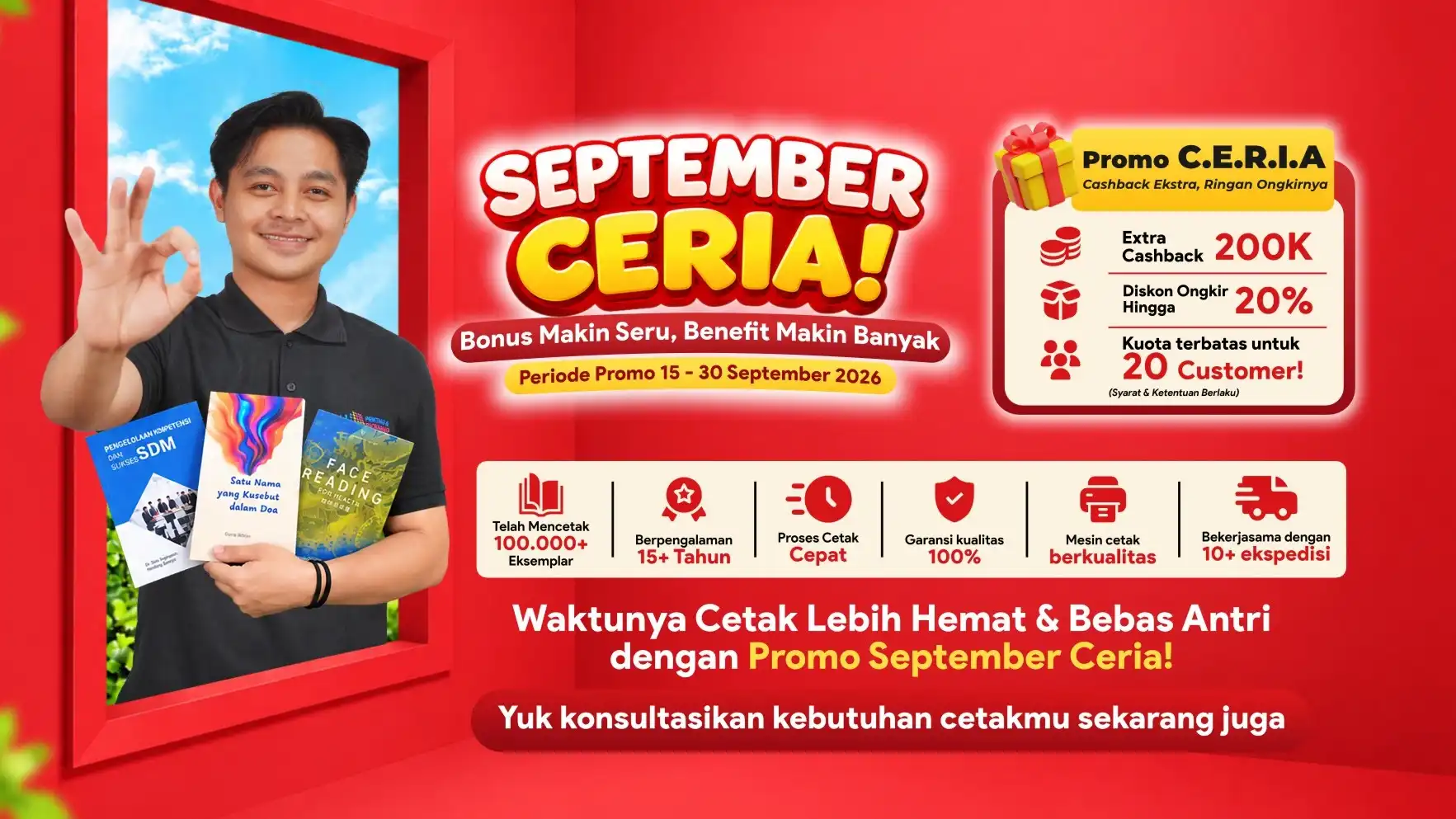 Horizontal Banner September Ceria Promo All Customer