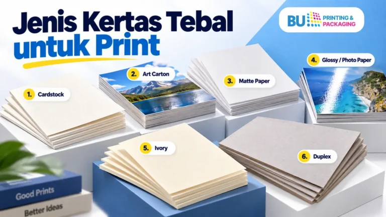 Jenis Kertas Tebal untuk Print