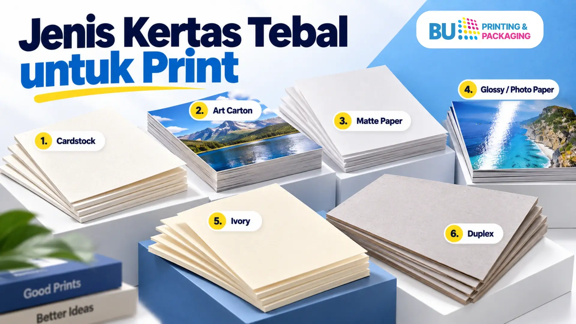 Jenis Kertas Tebal untuk Print