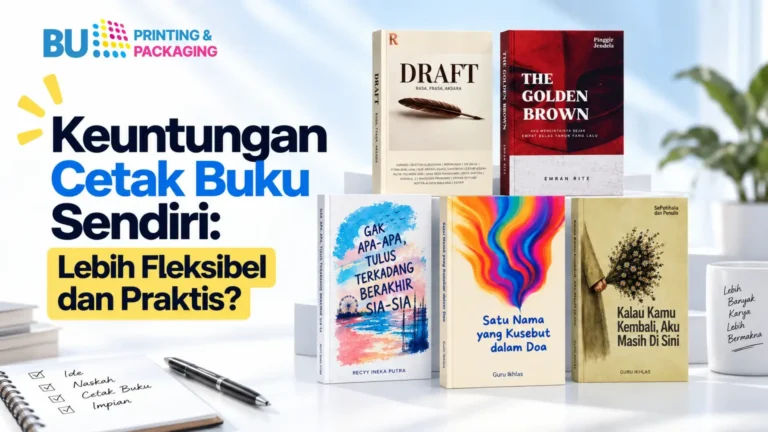 Keuntungan Cetak Buku Sendiri