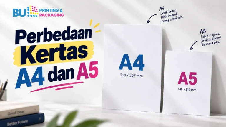 Perbedaan Kertas A4 dan A5