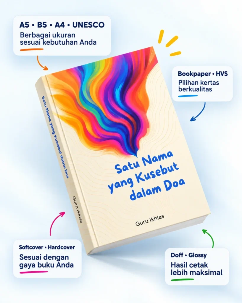 Spesifikasi Cetak Buku Novel Guru Ikhlas - Visual LP
