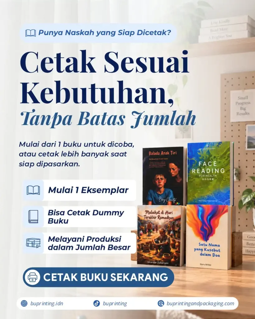 Vertical - Jasa Cetak Buku untuk Berbagai Kebutuhan Tanpa Batas Jumlah