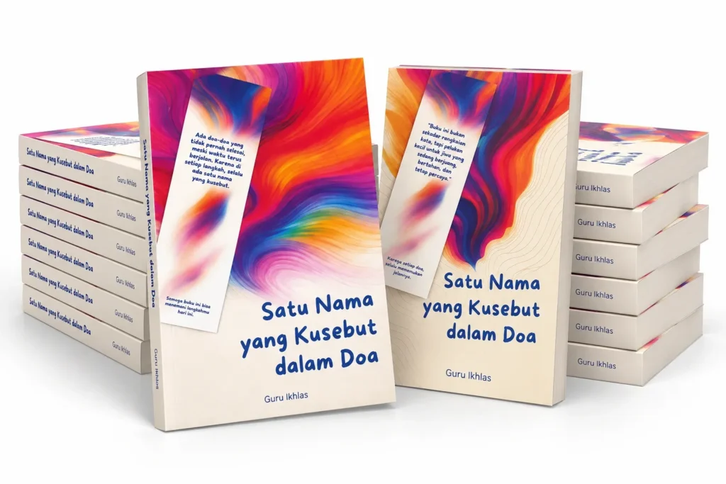 Visual Buku Guru Ikhlas Cetak Massal - Satu Nama yang Kusebut Dalam Doa