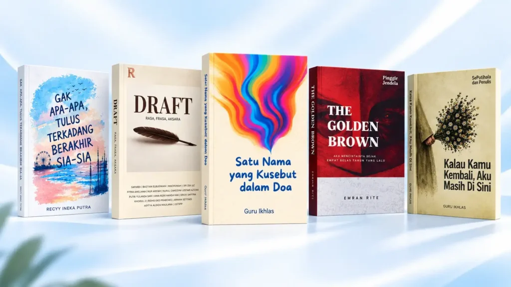 Visual Image Buku Novel yang Pernah di Cetak di BU Printing