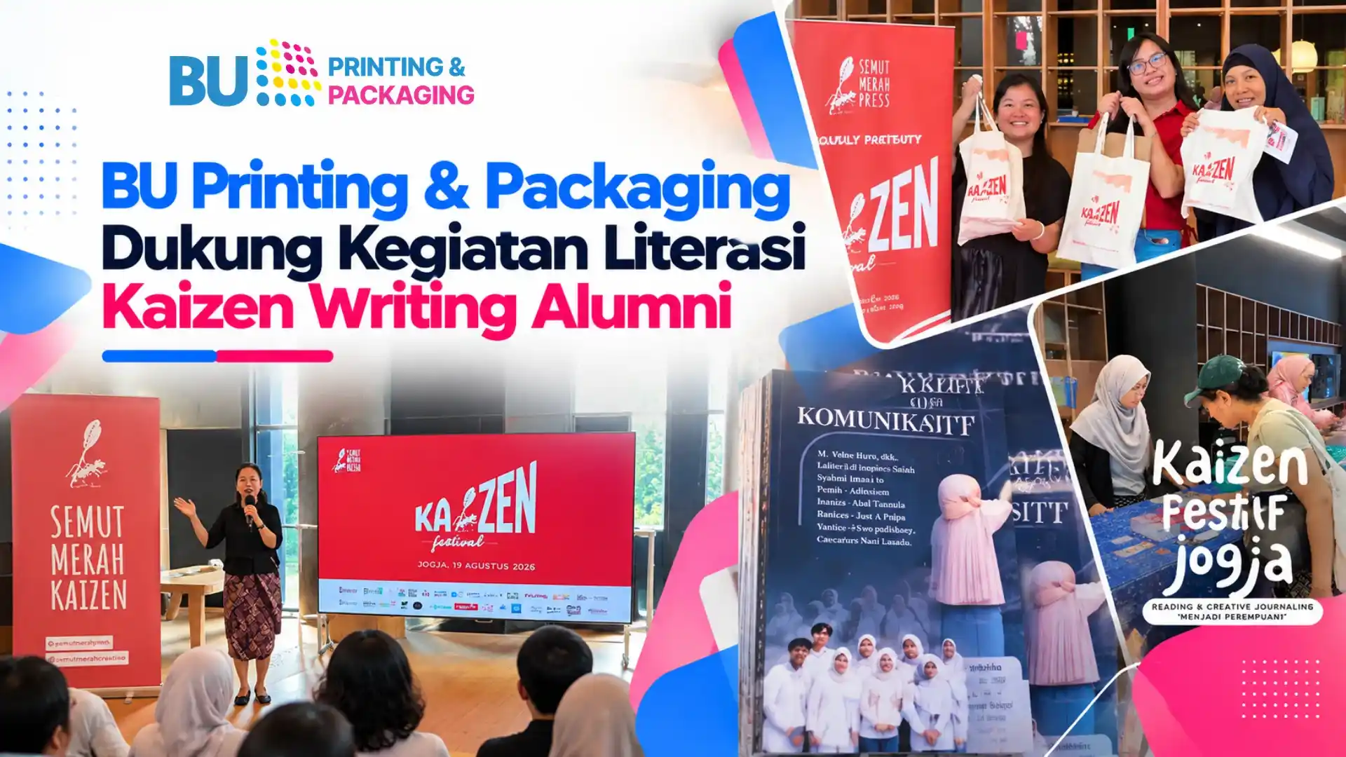 BU Printing & Packaging Dukung Kegiatan Literasi Kaizen Writing Alumni