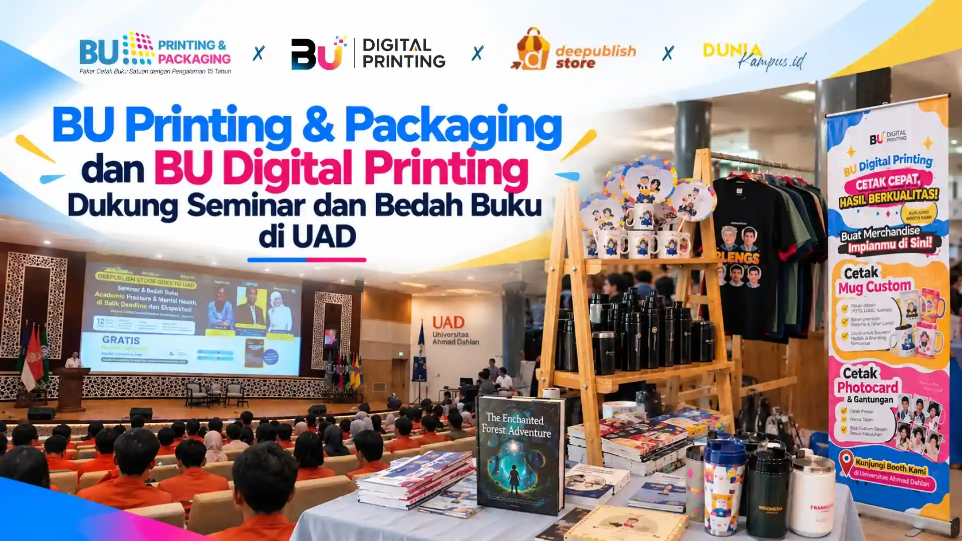 BU Printing & Packaging dan BU Digital Printing Dukung Seminar dan Bedah Buku di UAD