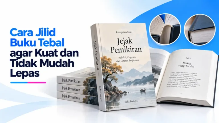 Cara Jilid Buku Tebal agar Kuat dan Tidak Mudah Lepas