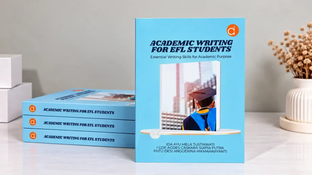 Visual Mockup Galeri Cetak Buku Ajar Academic Writing