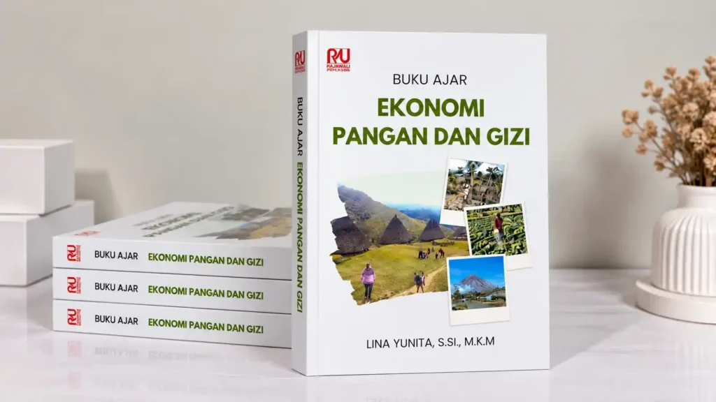 Visual Mockup Galeri Cetak Buku Ajar Ekonomi Pangan Dan Gizi